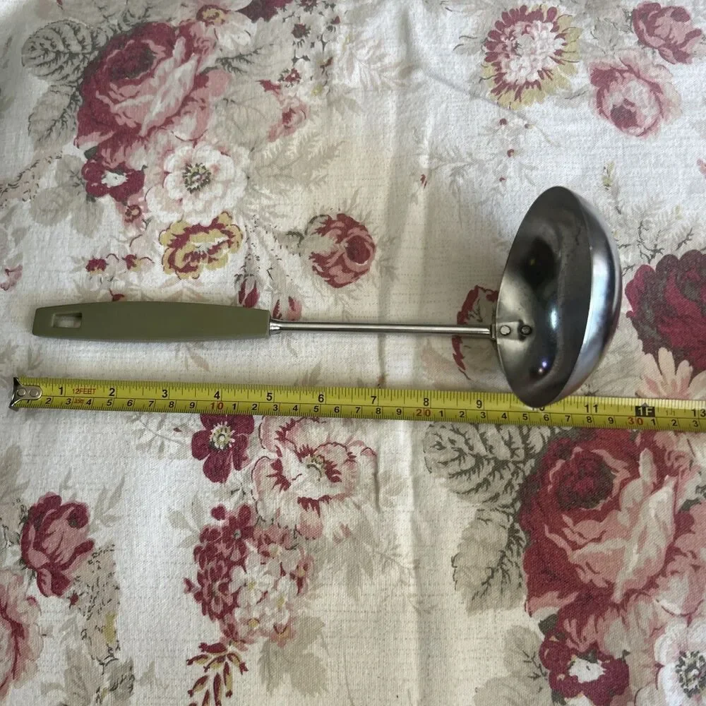 Vintage Ekco Ladle Avacado Green 1970s Moms Kitchen Grandmas Kitchen